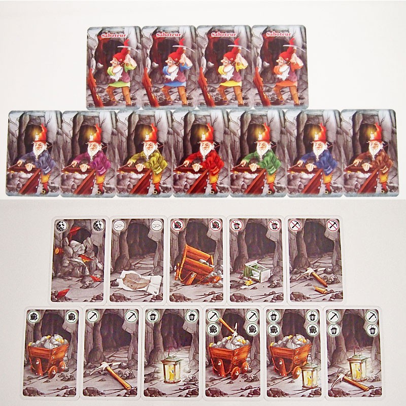 Saboteur Strategy Card Game + 10th Aniversary Expansion Mercurio Distribución MERA0022 Kinuma