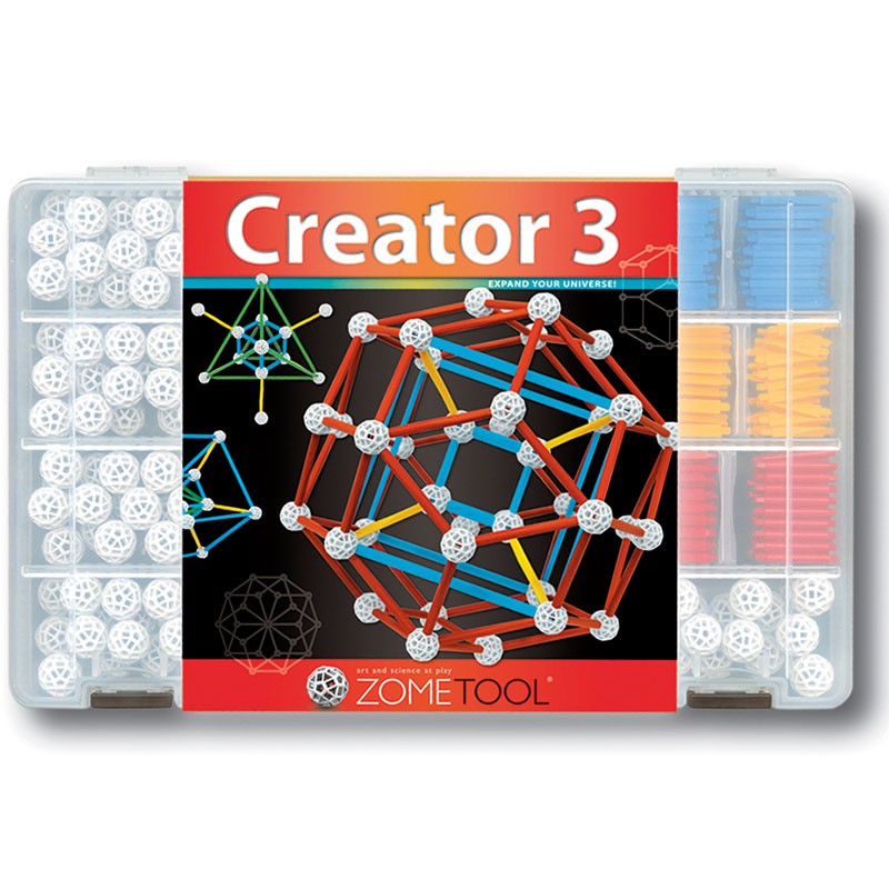 Zometool Creator 3 Advanced Set, 798 Pieces ZOMETOOL ZOT01131 Kinuma