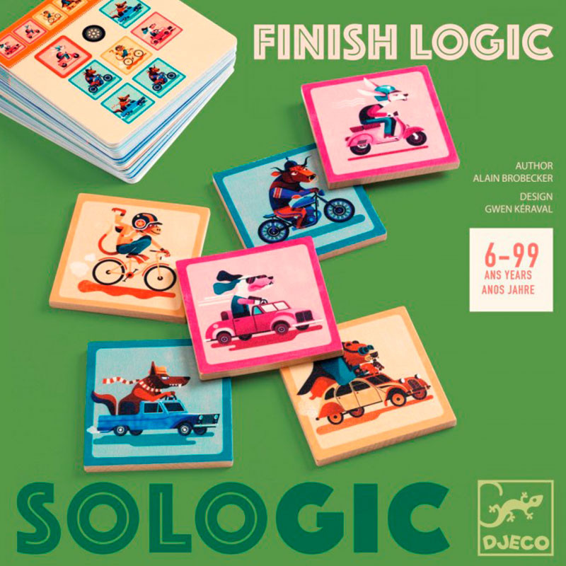 Finish Logic Sologic Juego De Deducci N Para Jugador De Djeco