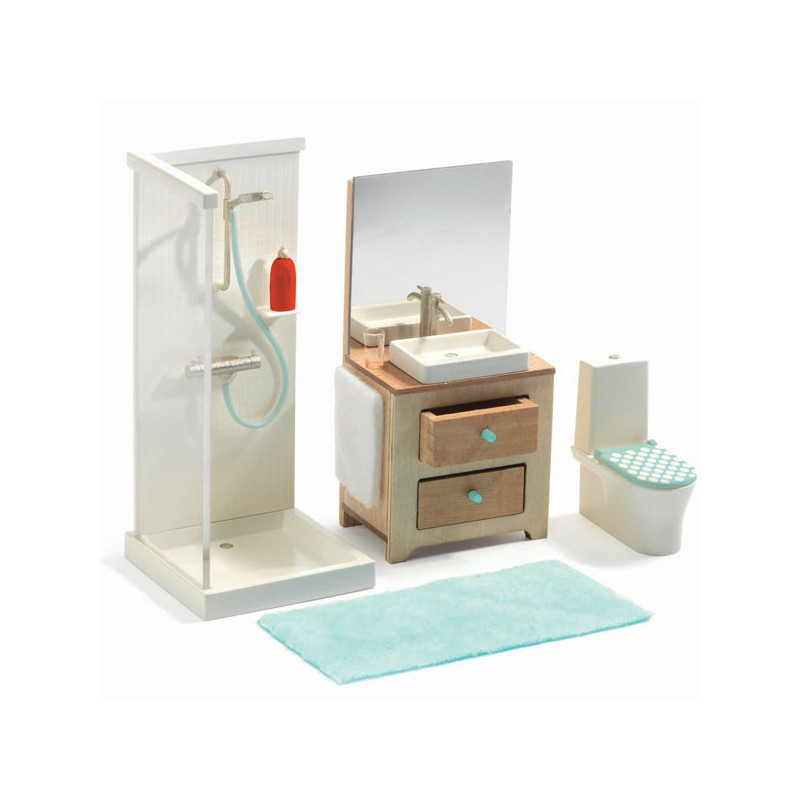 Juego De Escape The Bathroom bathroom- doll house djeco djc-37824 kinuma Juego De Escape The Bathroom bathroom- doll house djeco djc-37824 kinuma