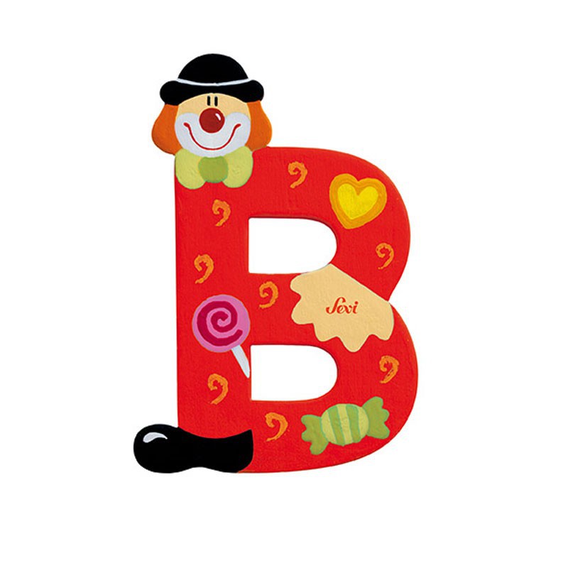 Clown Letter B Sevi Sev
