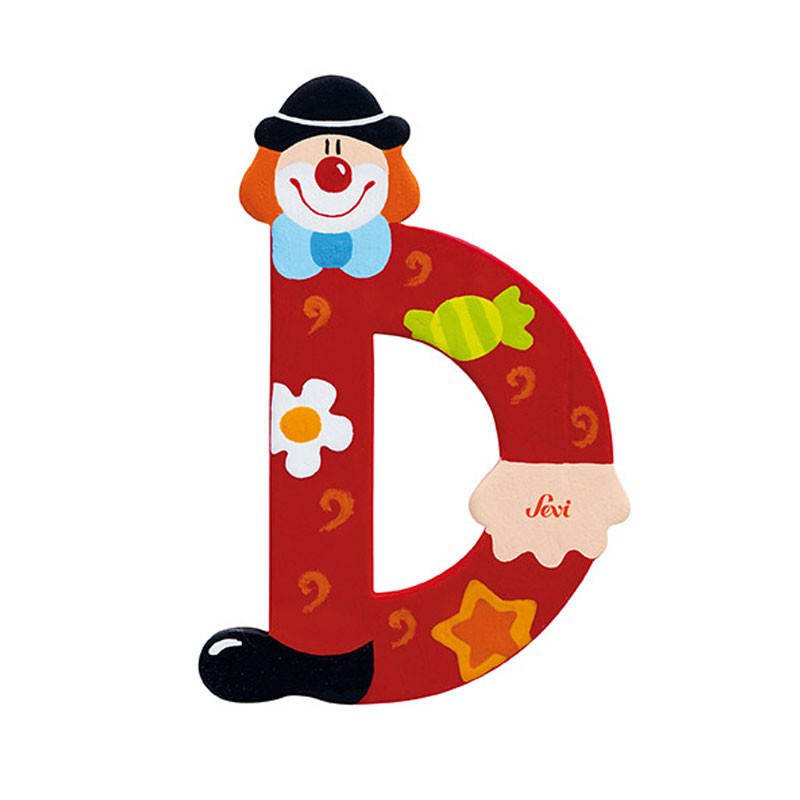 Clown Letter D Sevi Sev