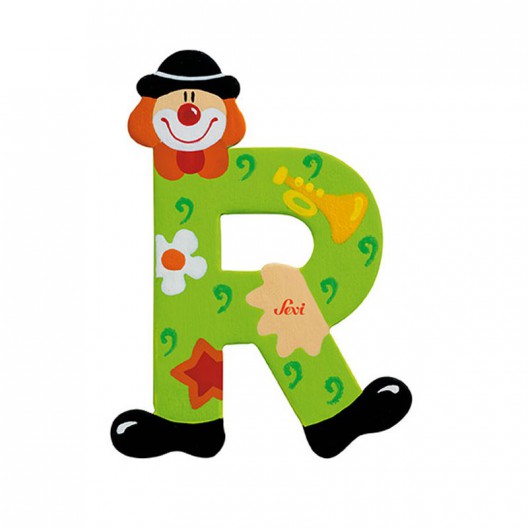 Clown Letter R Sevi Sev