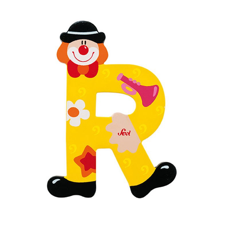 Clown Letter R Sevi Sev