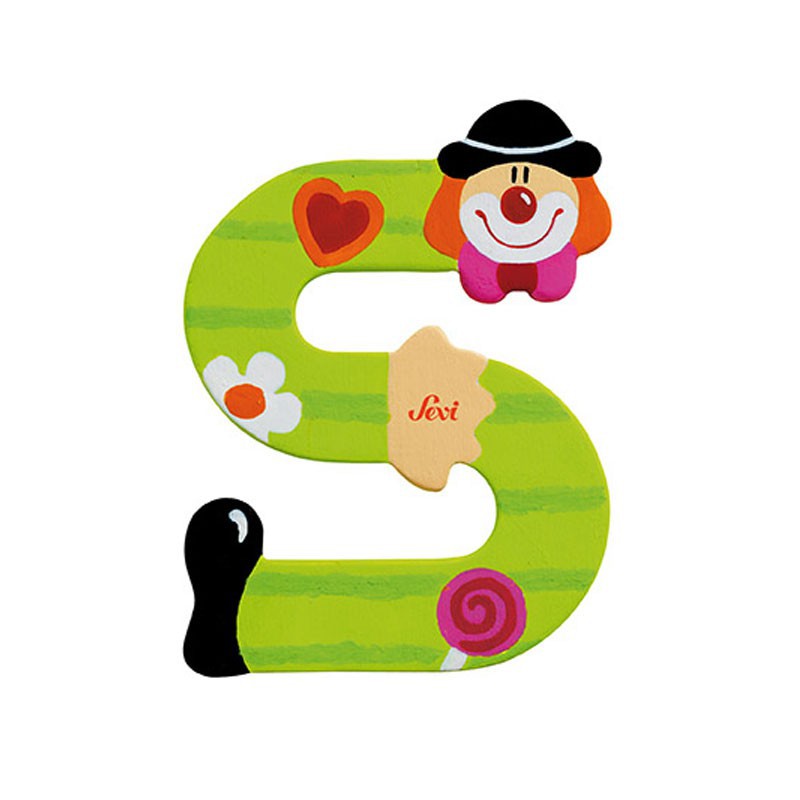 Clown Letter S Sevi Sev
