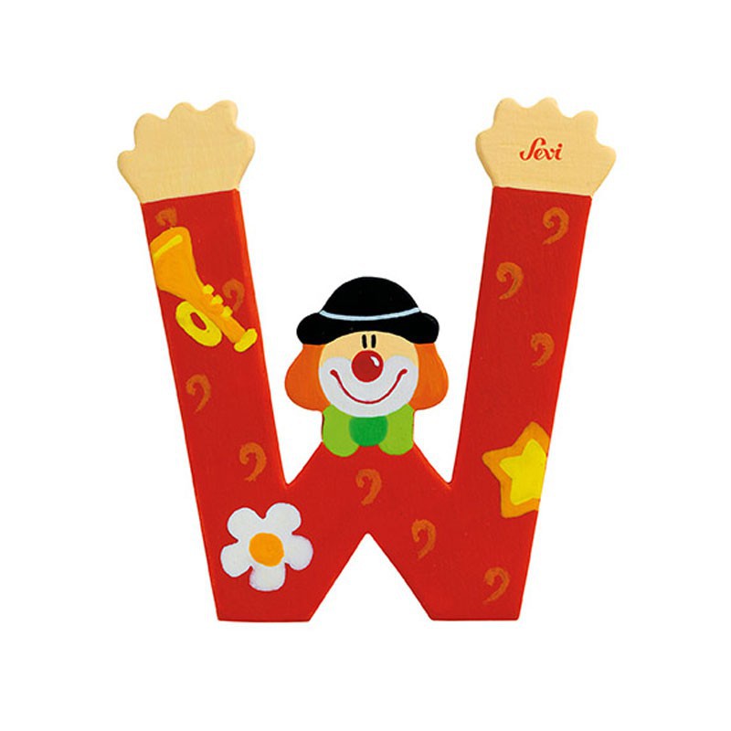 Clown Letter W Sevi Sev