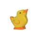 Pollito cabeza arriba - animal de madera