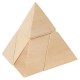 Trencaclosques de fusta La Piràmide, 5 peces