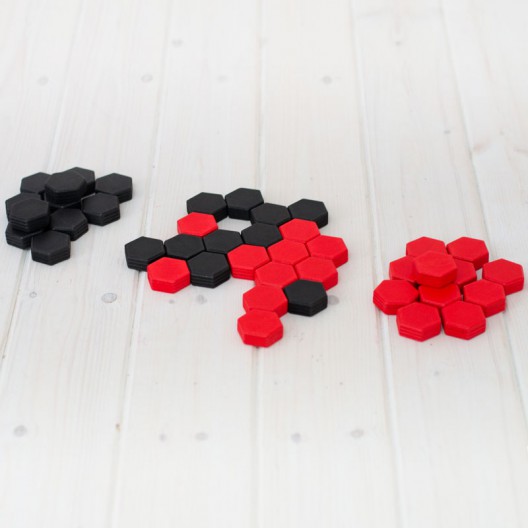 Six - juego de configuración hexagonal