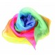 Tela de seda para jugar en colores arco iris