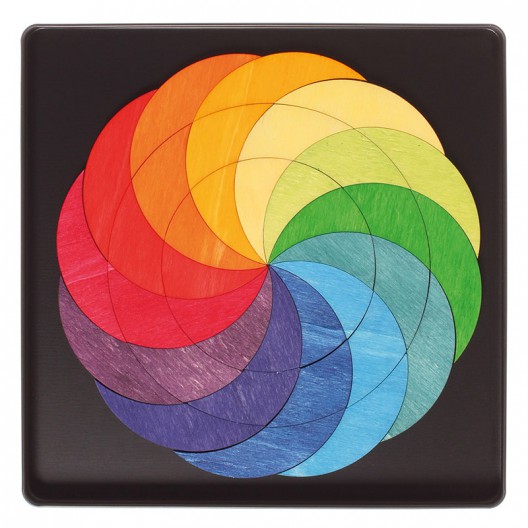 Puzzle creativo magnético La rueda del arco iris