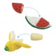 Set pela y corta frutas de madera