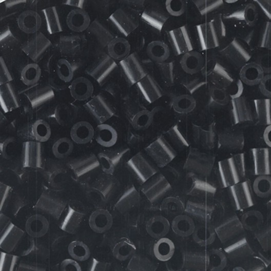 3000 perlas Hama MIDI de color negro (bolsa)