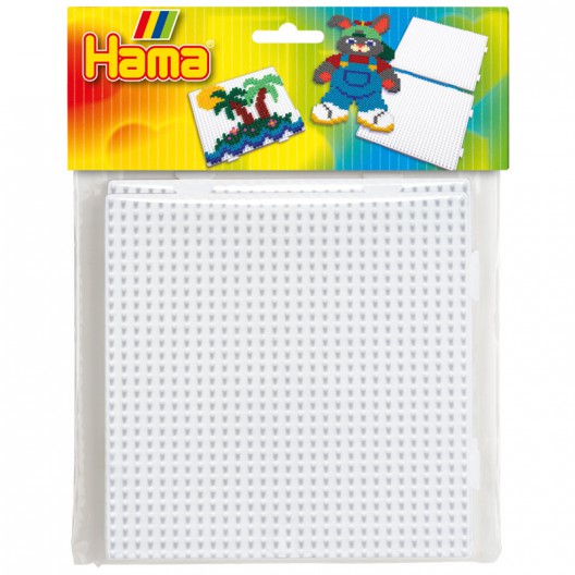 Blister 2 placas cuadradas conectables Hama MIDI