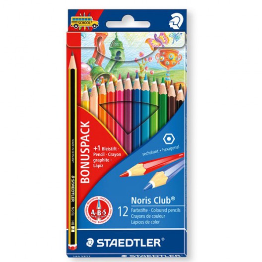 12 lápices de color resistentes