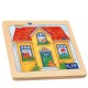 Mi casa - Puzzle de descubrimiento de madera natural 8 piezas - últimas unidades