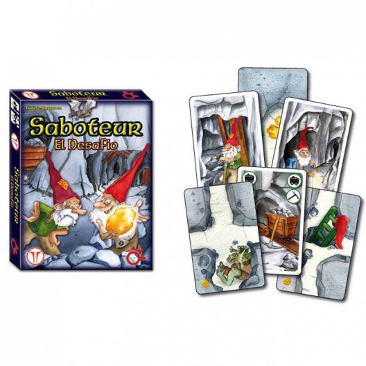 Saboteur: EL DESAFÍO - Juego de estrategia con cartas para 2 jugadores