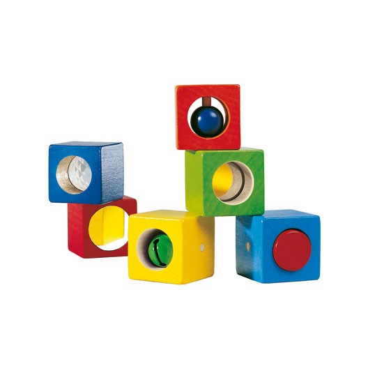 Cubos para explorar - juguete sensorial