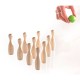 Green mini bowling - juego de bolos de madera