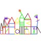 Geostix Junior - Juego de construcción con palitos para las matemáticas