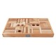 Caja 54 bloques de madera natural