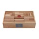Caja 63 bloques XL de madera natural
