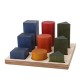 Tabla de clasificación con figuras geométricas XL de madera rainbow