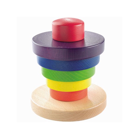 Torre del arco iris - jueguete de madera - últimas unidades