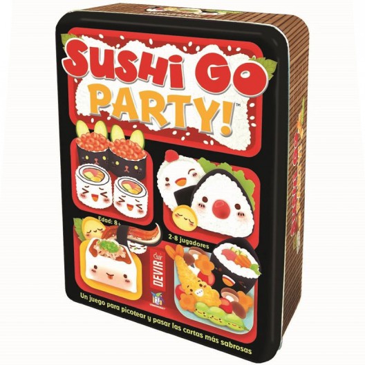 Sushi Go! Party - Juego cartas de estratégia y probabilidad para 8 jugadores