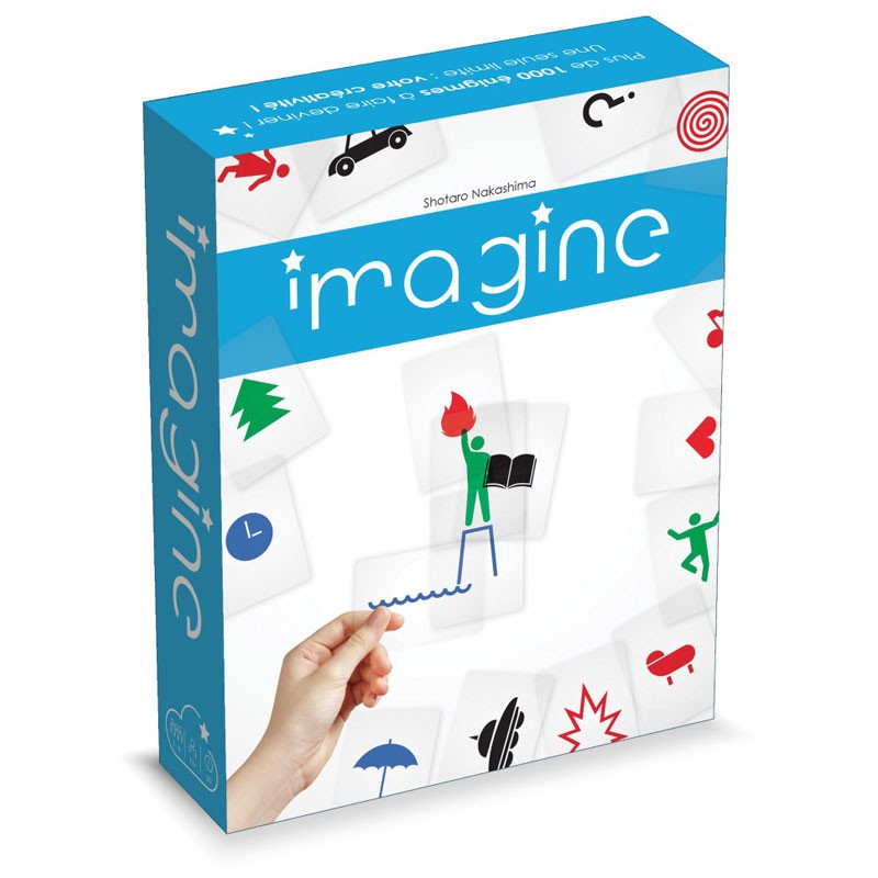Juego de cartas de creatividad y enigmas IMAGINE de Asmodee - envío 24/48 h  -  tienda de juegos educativos