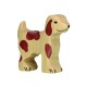 Perro guardián pequeño - animal de madera