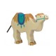 Camello con silla para montar - animal de madera