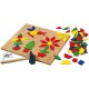 Juego con clavos "Zack" con figuras geométricas 100 piezas