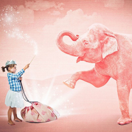 Play&Go elefante con diseño de Little Lovely - Juguete 2 en 1 - LÍQUIDACIÓN