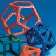 Polydron 50 piezas marco sólidos platónicos - juguete de formas geométricas
