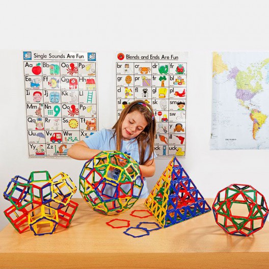 Polydron 268 piezas marco para el aula - juguete de formas geométricas