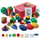 Polydron Sphera set de 196 piezas para el aula - juguete de formas geométricas
