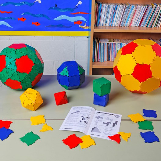 Polydron 164 piezas set básico - juguete de formas geométricas