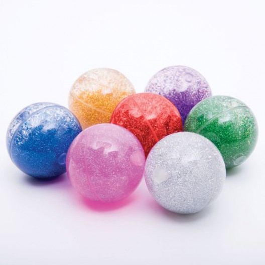 Set 7 bolas sensoriales con purpurina