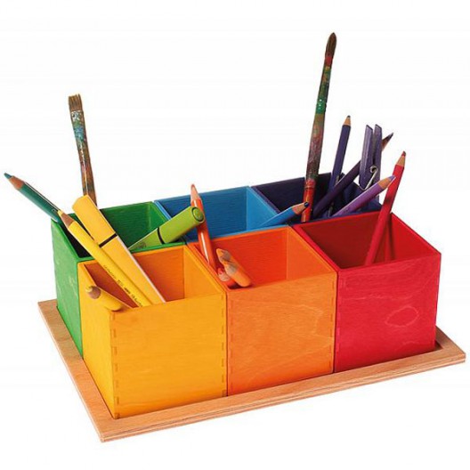 Organizador 9 cajas Multicolor