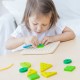 Tabla para coser - juego educativo de madera