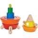 Cono Espacial - juguete apilable de madera