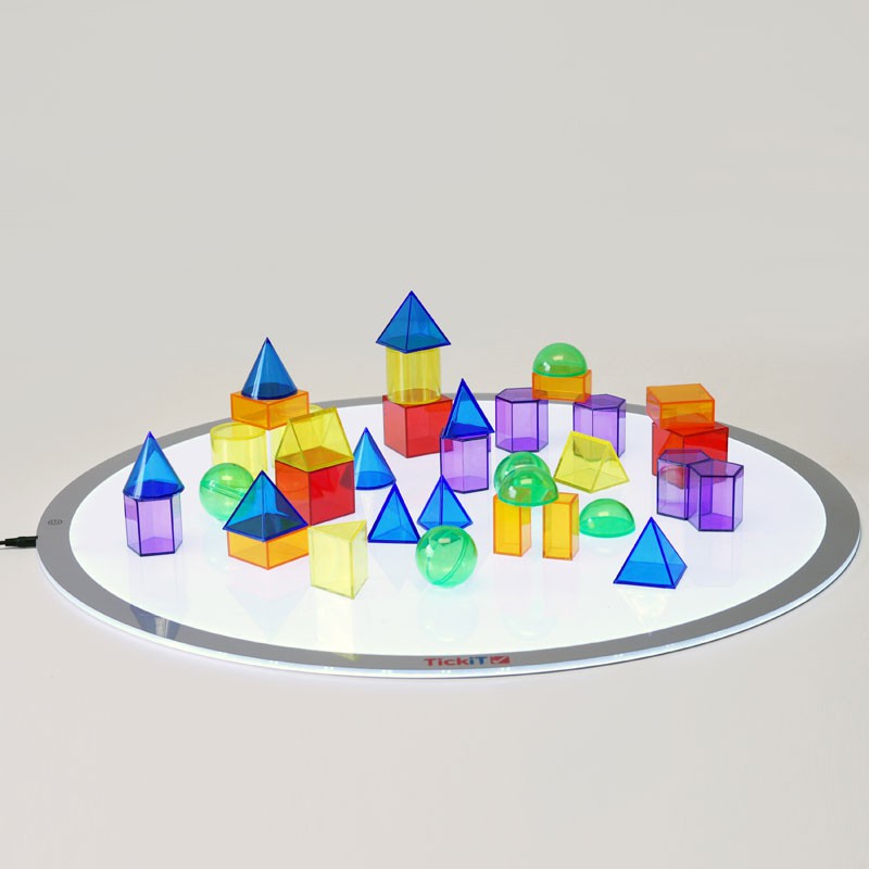 Formas Geométricas Translúcidas 3D