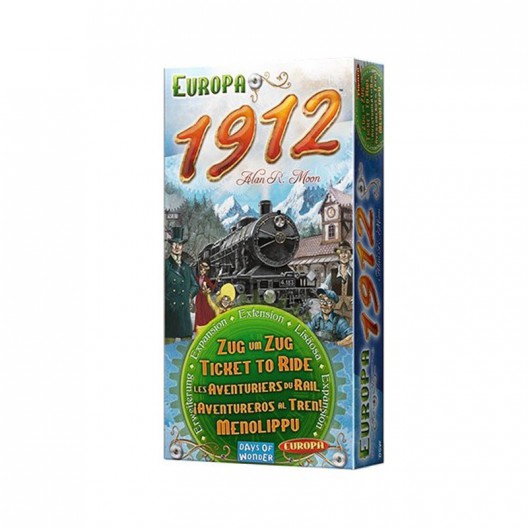¡Aventureros al tren! Europa - Expansión 1912 - juego estratégico de tablero