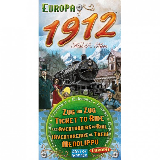 ¡Aventureros al tren! Europa - Expansión 1912 - juego estratégico de tablero