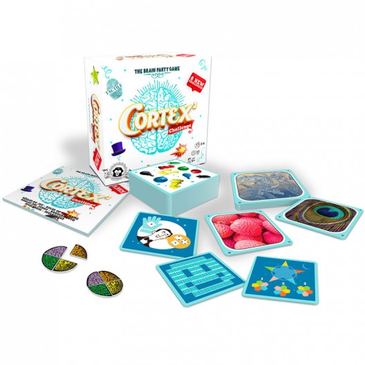 Cortex Challenge 2 blanco - Juego de cartas de habilidad mental y concentración