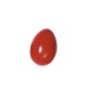 Maraca en forma de huevo de madera - roja