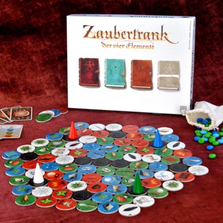 Zaubertrank: La poción mágica de los 4 elementos - juego de estrategiaUn juego para 2-4 jugadores