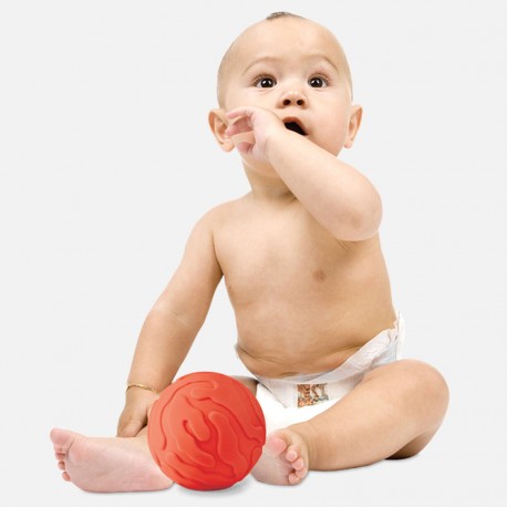 3 pelotas sensoriales 13 cm de LUDI - envío 24/48 h -  tienda de  juguetes para bebés