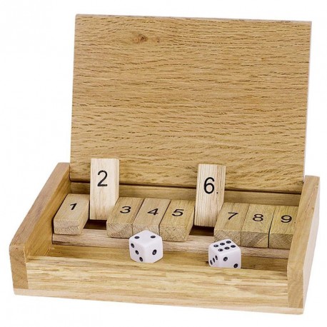 Cierra la caja Mini - juego de cálculo con dados para dos o más jugadores